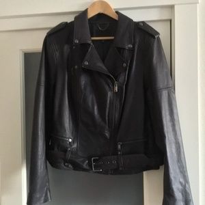 Leather jacket